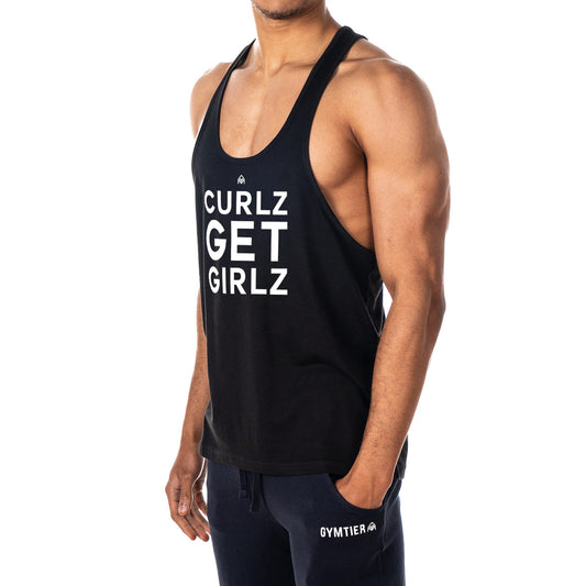 Curlz Get Girlz Mens Stringer Tank Top