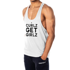 Curlz Get Girlz Mens Stringer Tank Top