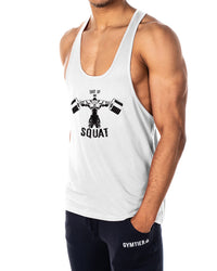 Shut Up And Squat Mens Stringer Tank Top