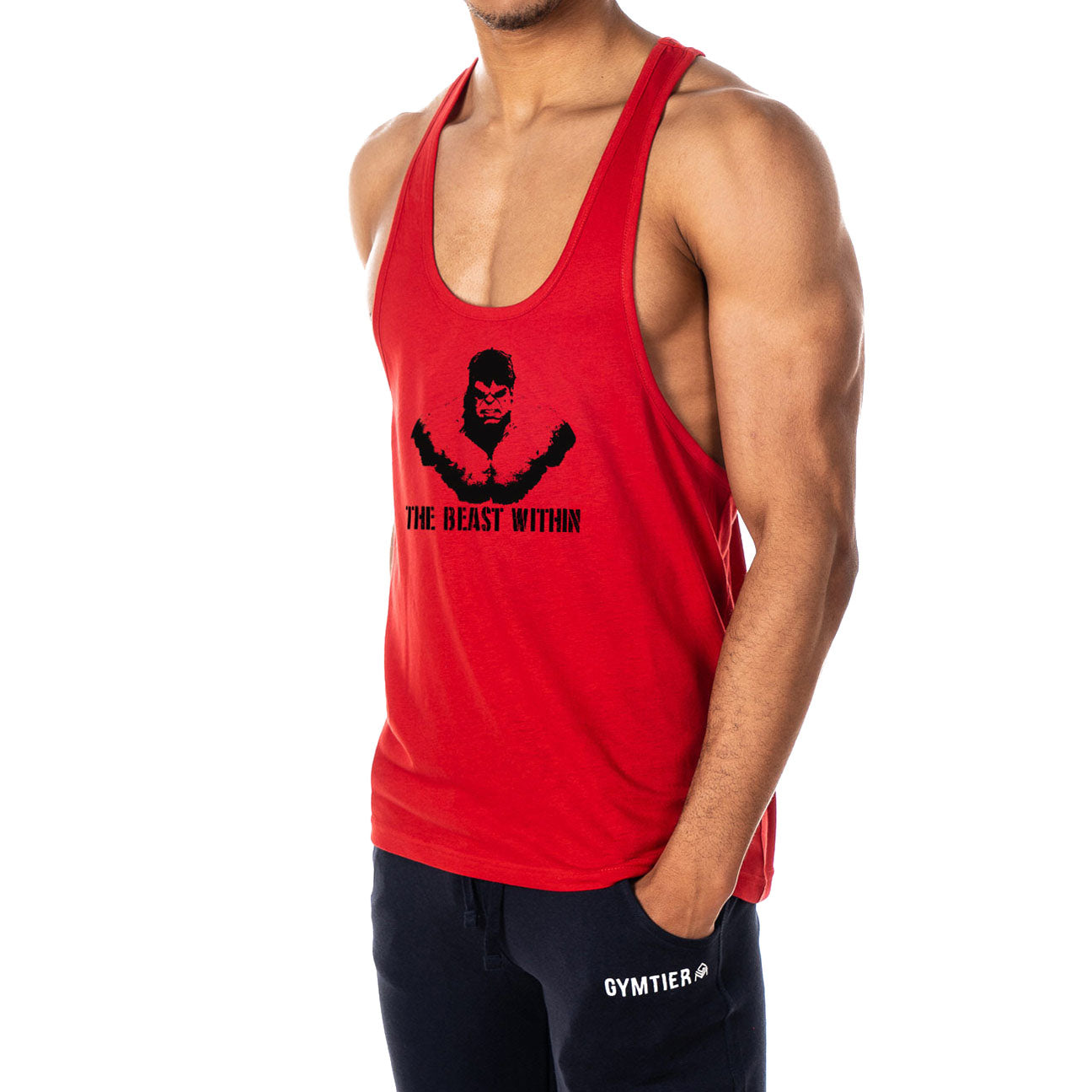 The Beast Within Mens Stringer Tank Top