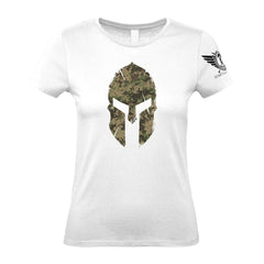 Spartan Forged Woodland Camo - Women's Gym T-Shirt