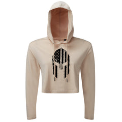 Spartan USA - Cropped Hoodie