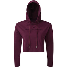 Never Stop Training - Cropped Hoodie