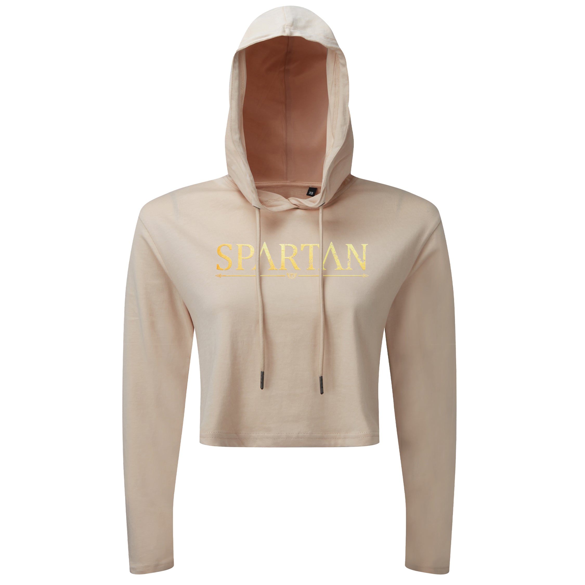 Spartan Gold - Spartan Forged - Cropped Hoodie