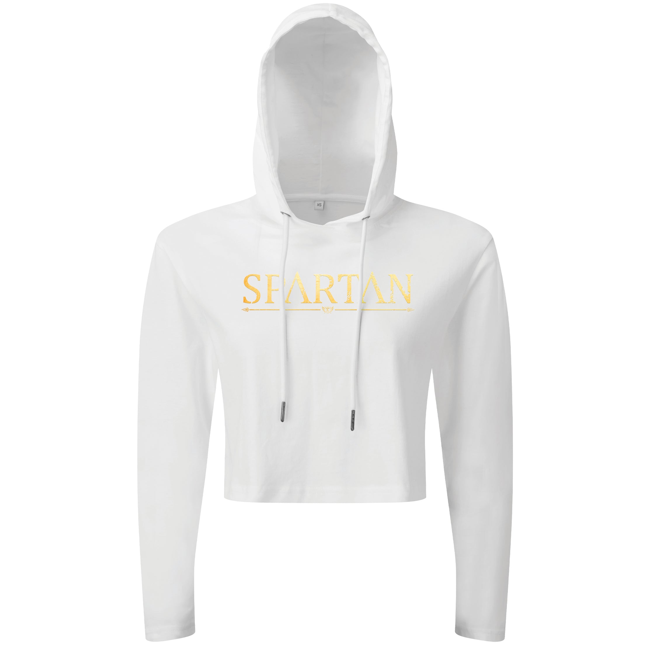 Spartan Gold - Spartan Forged - Cropped Hoodie