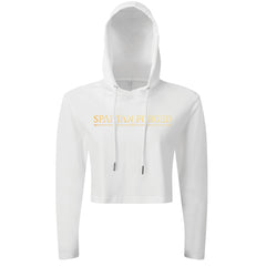 Spartan Forged Gold - Spartan Forged - Cropped Hoodie