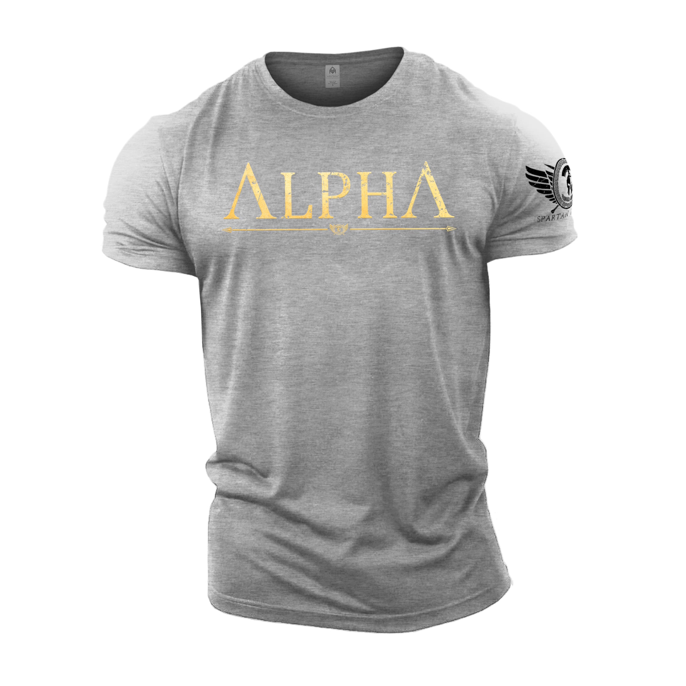 ALPHA Gold - Spartan Forged - Gym T-Shirt