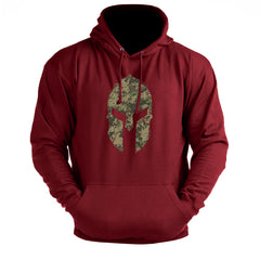 Spartan Helmet Woodland Camo - Spartan Forged - Gym Hoodie