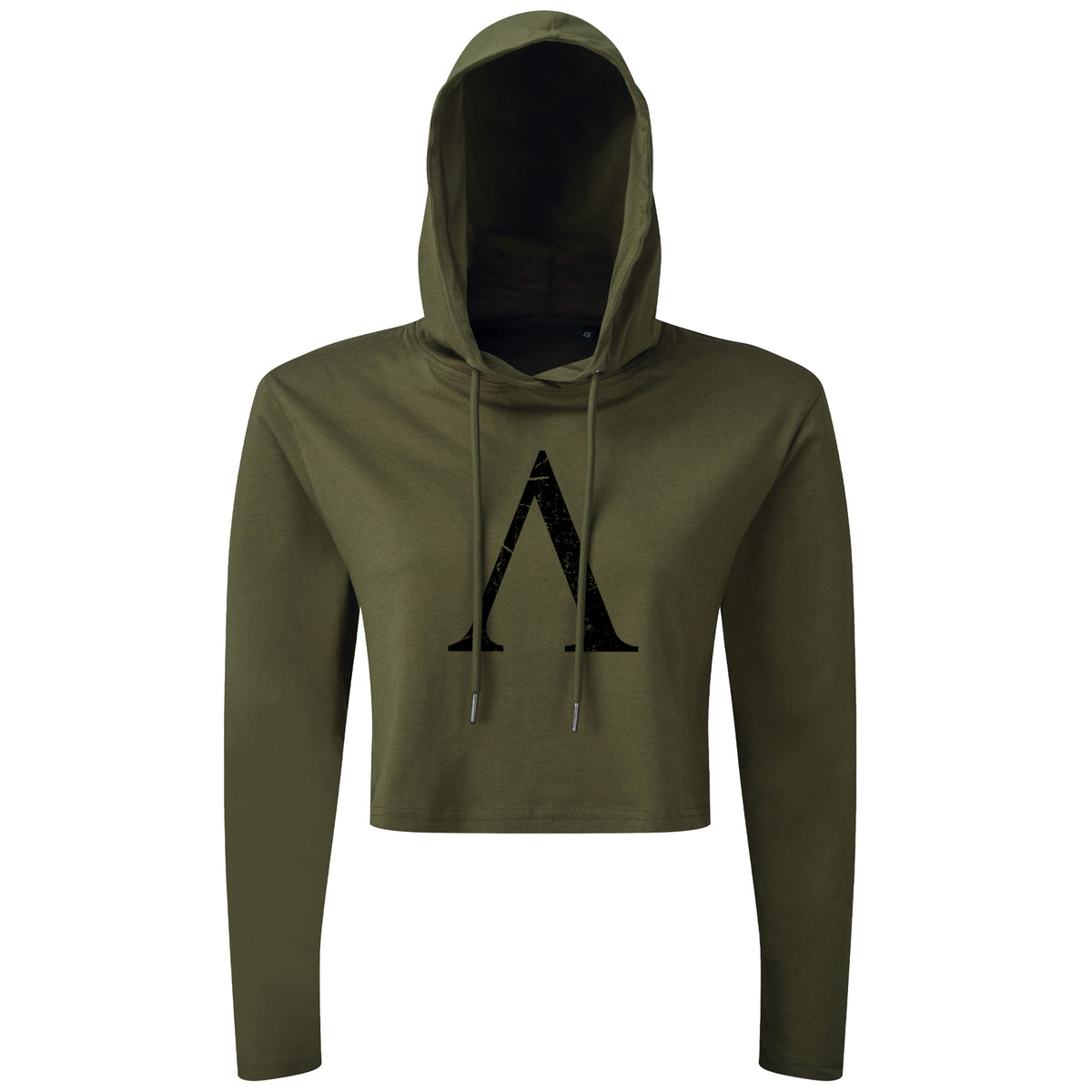 Spartan Symbol - Spartan Forged - Cropped Hoodie