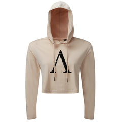 Spartan Symbol - Spartan Forged - Cropped Hoodie