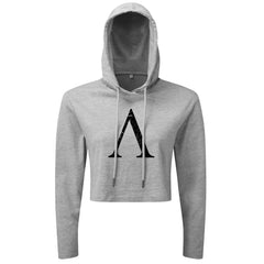 Spartan Symbol - Spartan Forged - Cropped Hoodie