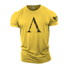 Spartan Symbol Hex Camo - Spartan Forged - Gym T-Shirt