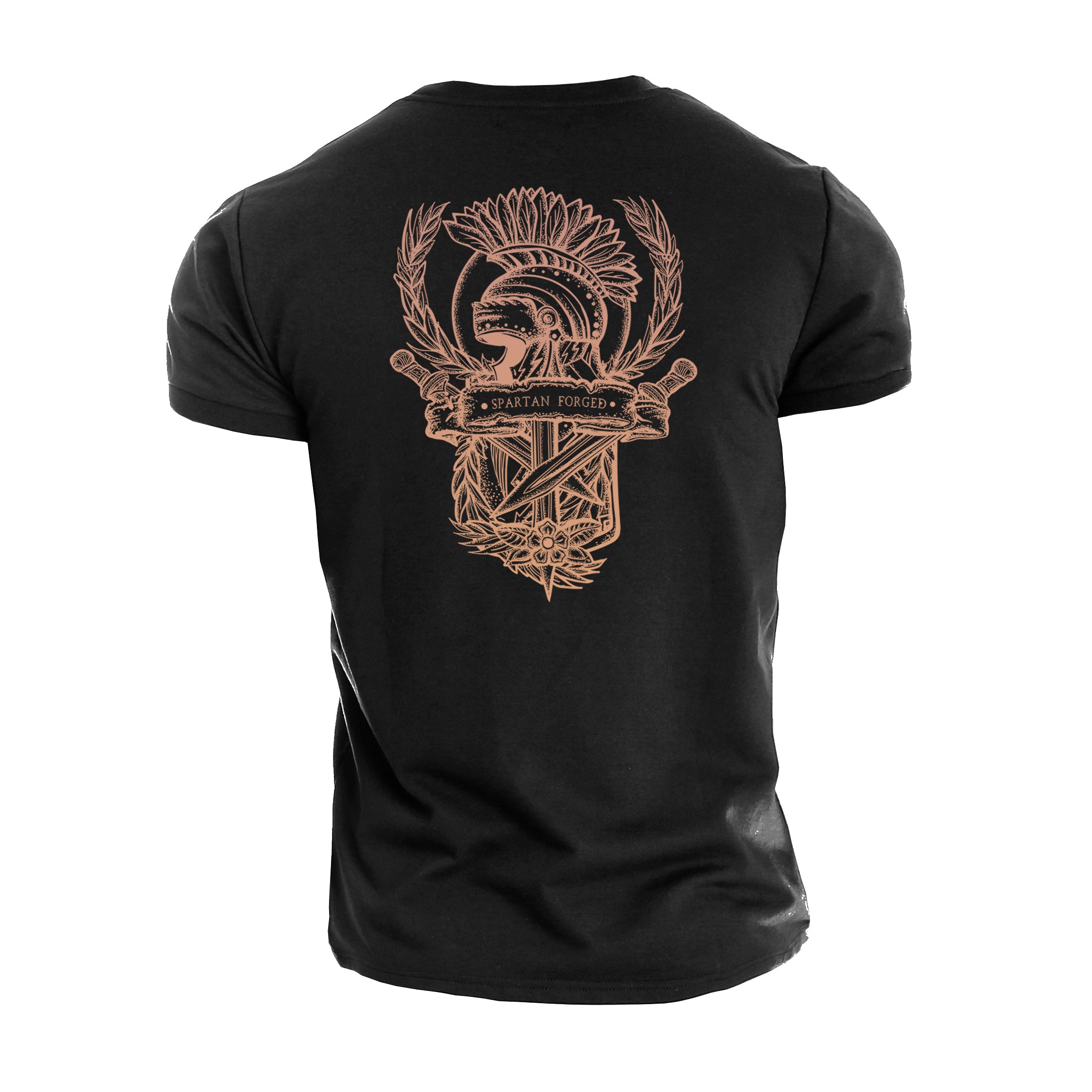 Spartan Forged Crest - Spartan Forged - Gym T-Shirt
