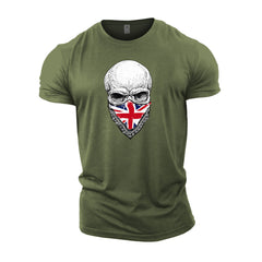 Skull UK Bandana - Gym T-Shirt