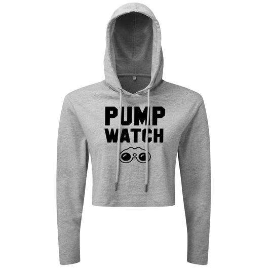 Pump Watch - Cropped Hoodie