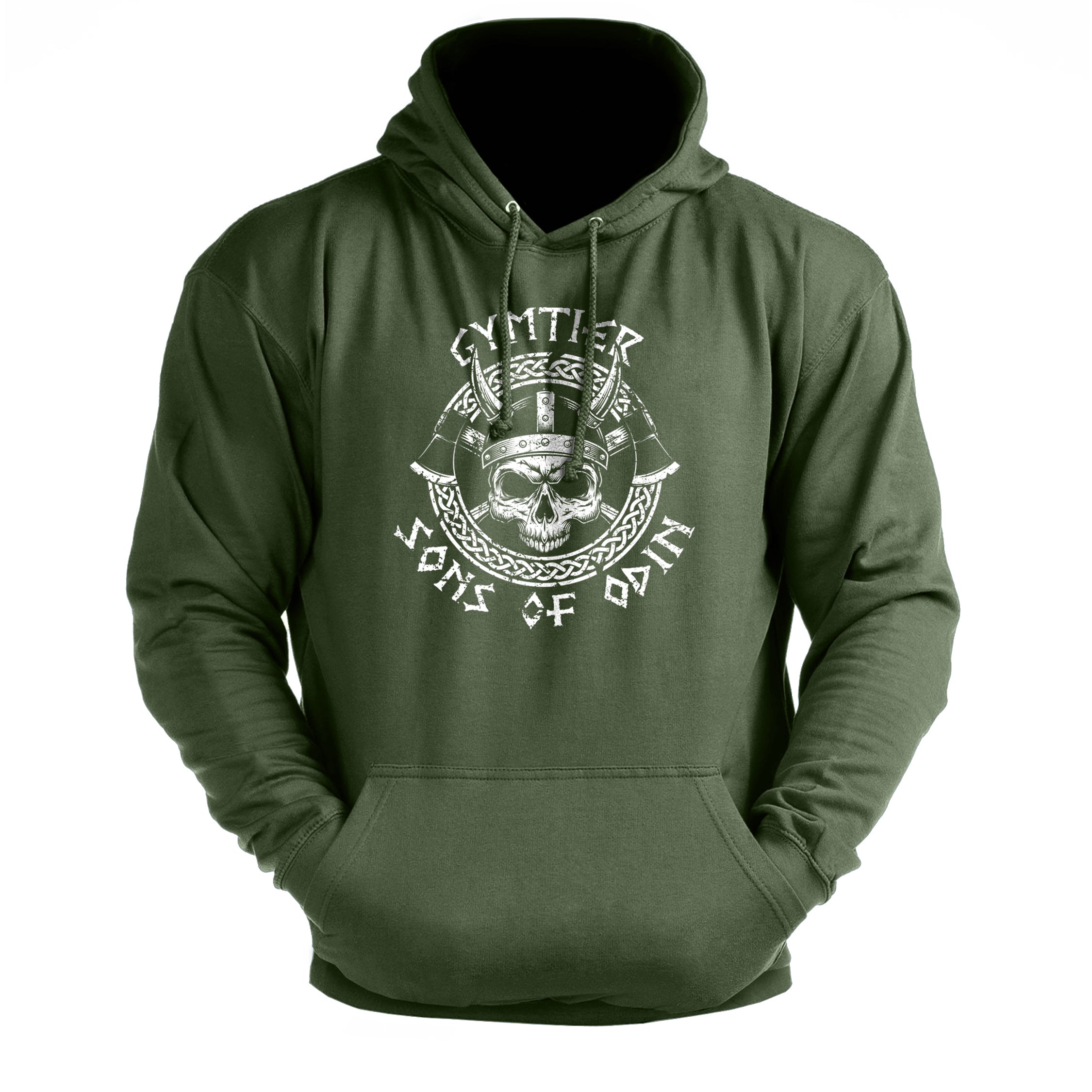 Sons Of Odin Chest - Gym Hoodie