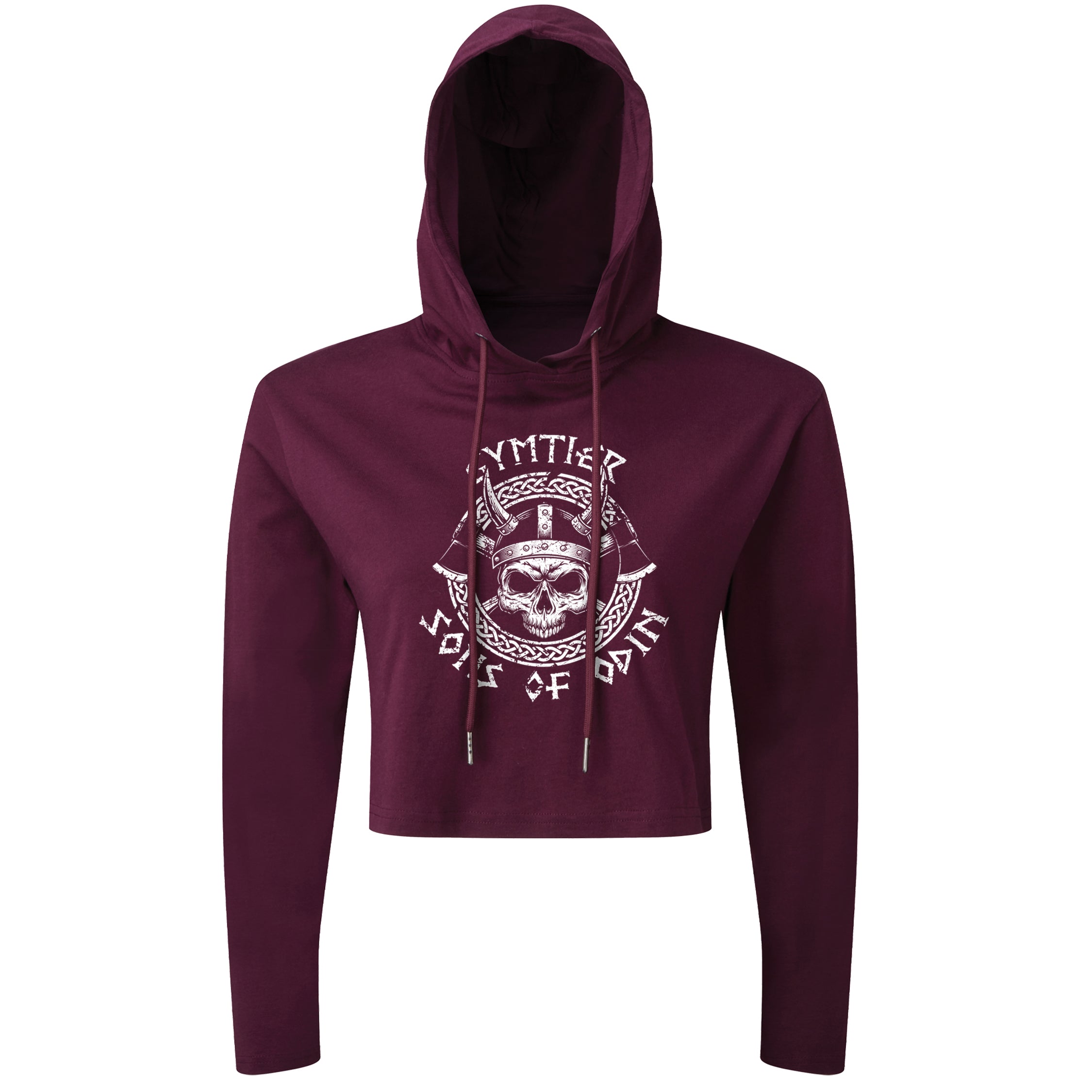 Sons Of Odin Chest - Cropped Hoodie