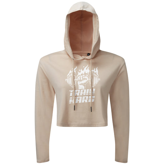 Train Hard Fist - Cropped Hoodie