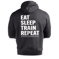 Gymtier Barbell Club - Eat Sleep Train - Gym Hoodie