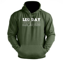 Gymtier Barbell Club - Leg Day - Gym Hoodie