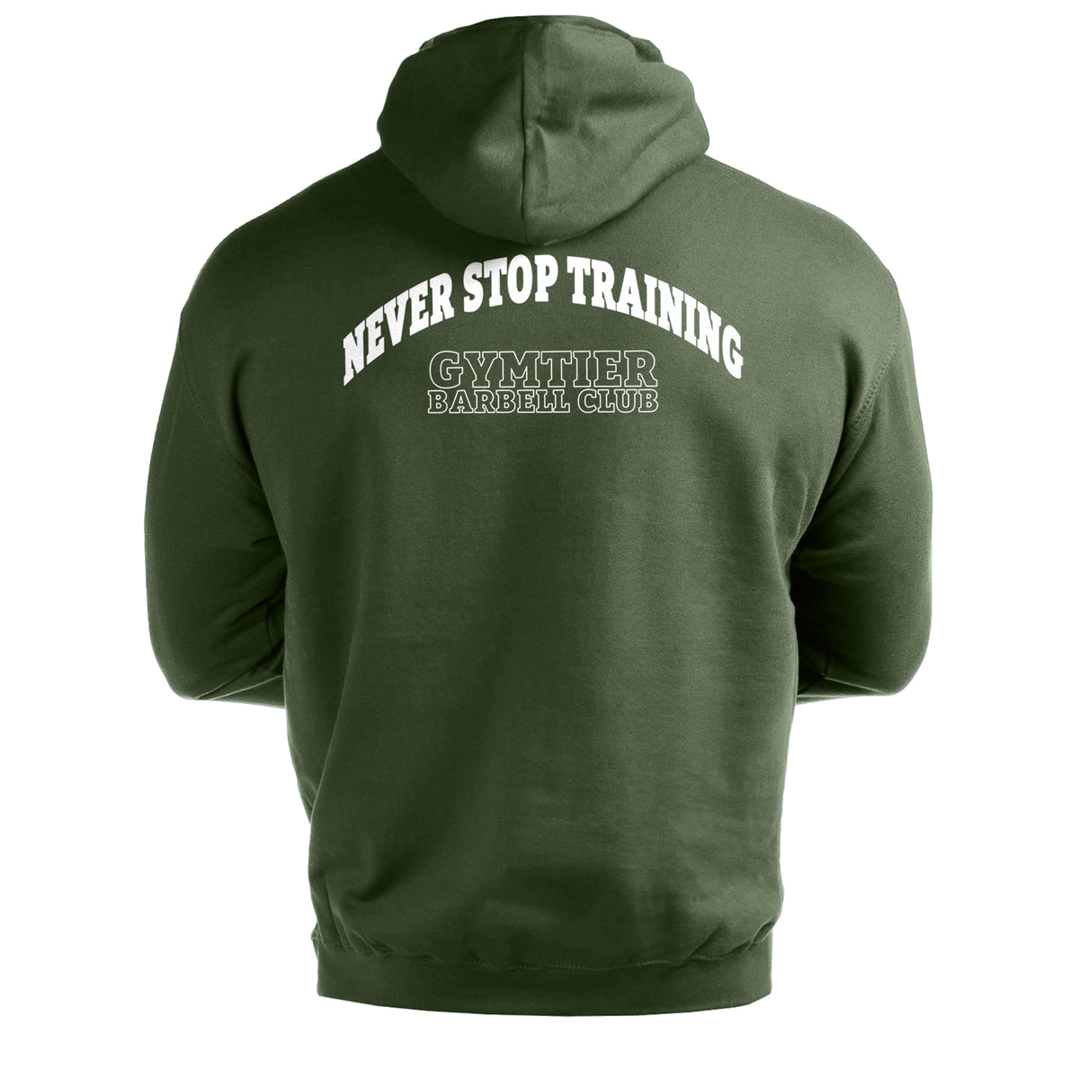 Gymtier Barbell Club - Never Stop Training - Men's Hoodie