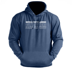 Gymtier Barbell Club - Never Stop Training Chest - Gym Hoodie