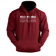 Gymtier Barbell Club - Stay Humble - Gym Hoodie