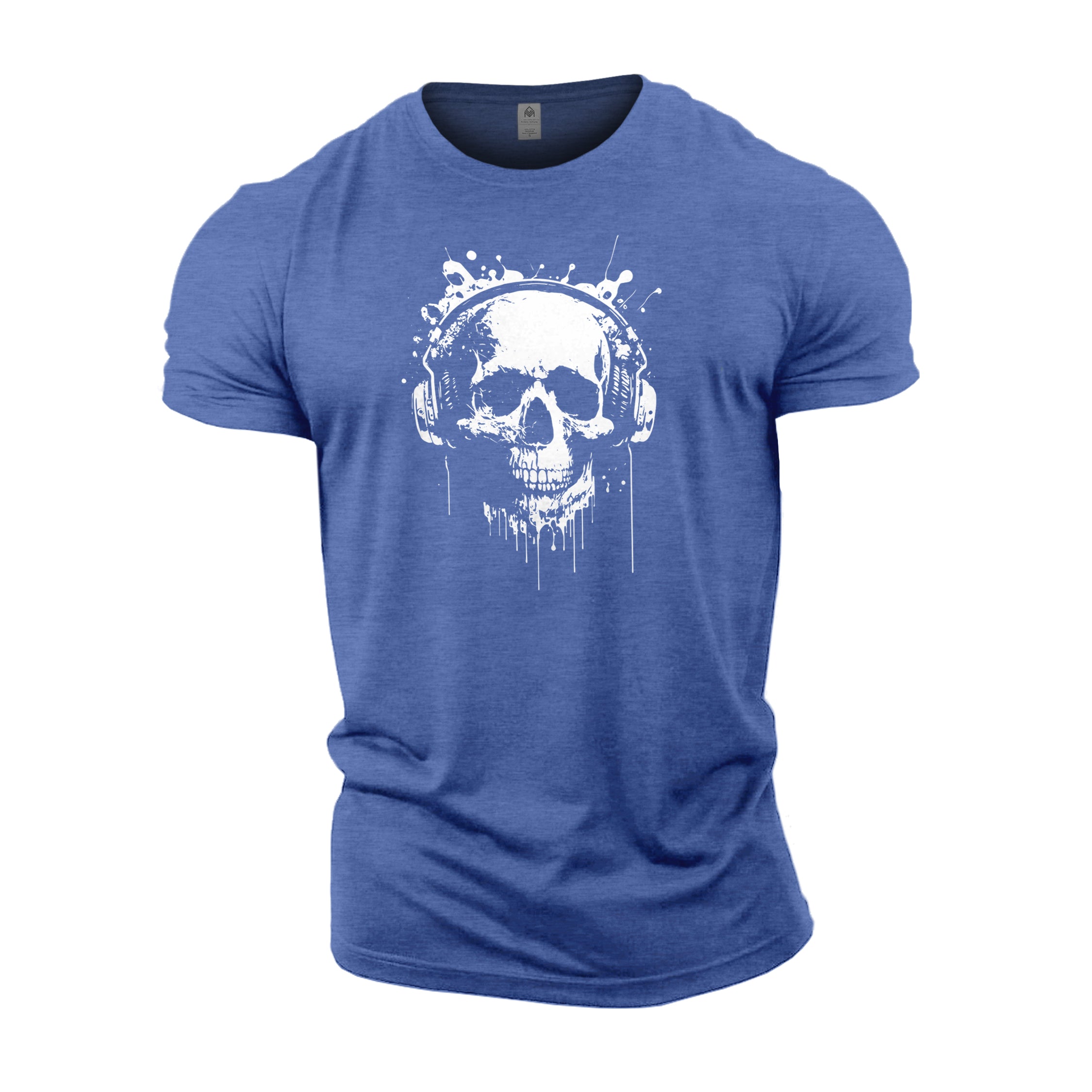 Skull Headphones - Gym T-Shirt