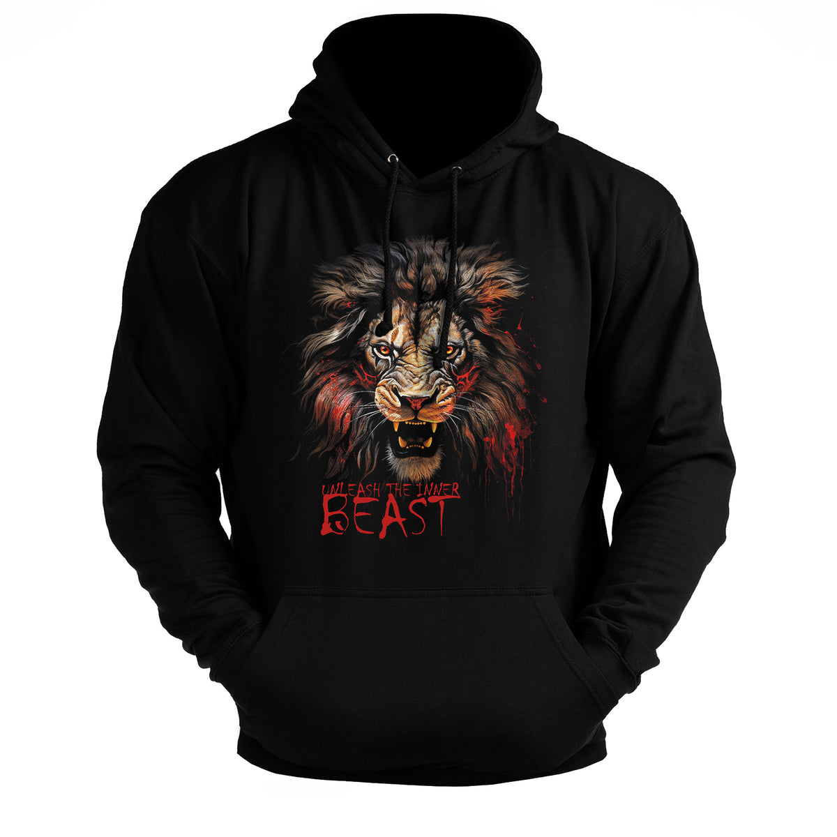 Release The Inner Beast Lion - Gym Hoodie