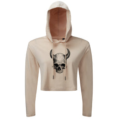 Devil Skull - Cropped Hoodie