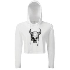 Devil Skull - Cropped Hoodie