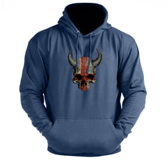 Devil Skull EN - Gym Hoodie